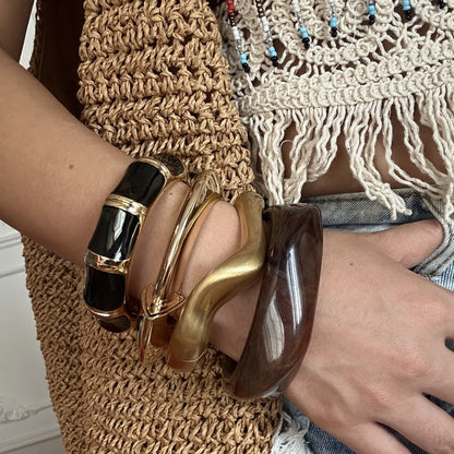 Ensley | Pulsera de Lujo Irregular