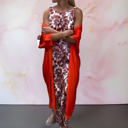 IRAVELLE – VESTIDO ELEGANTE CON CÁRDIGAN