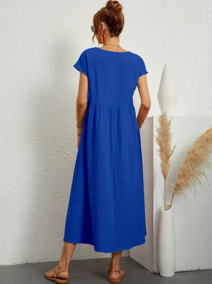 Ursina™ | Vestido Midi Fluido.