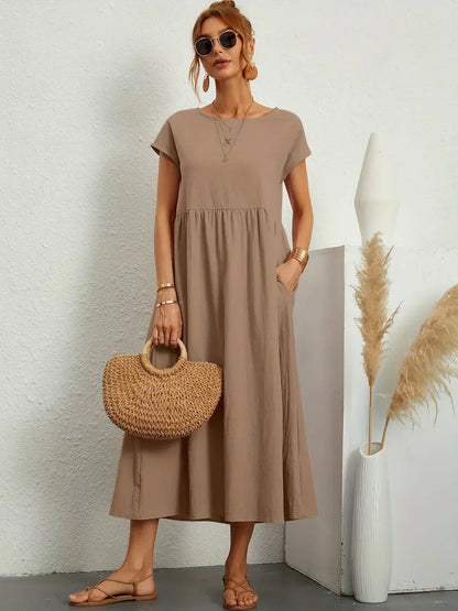 Gabrielle™ | Vestido Midi Fluido Elegante y Atemporal