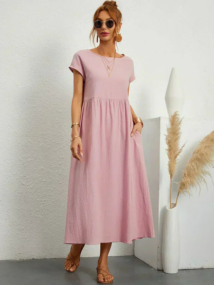 Ursina™ | Vestido Midi Fluido.