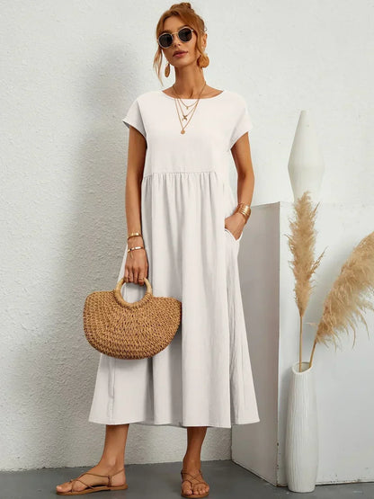 Gabrielle™ | Vestido Midi Fluido Elegante y Atemporal