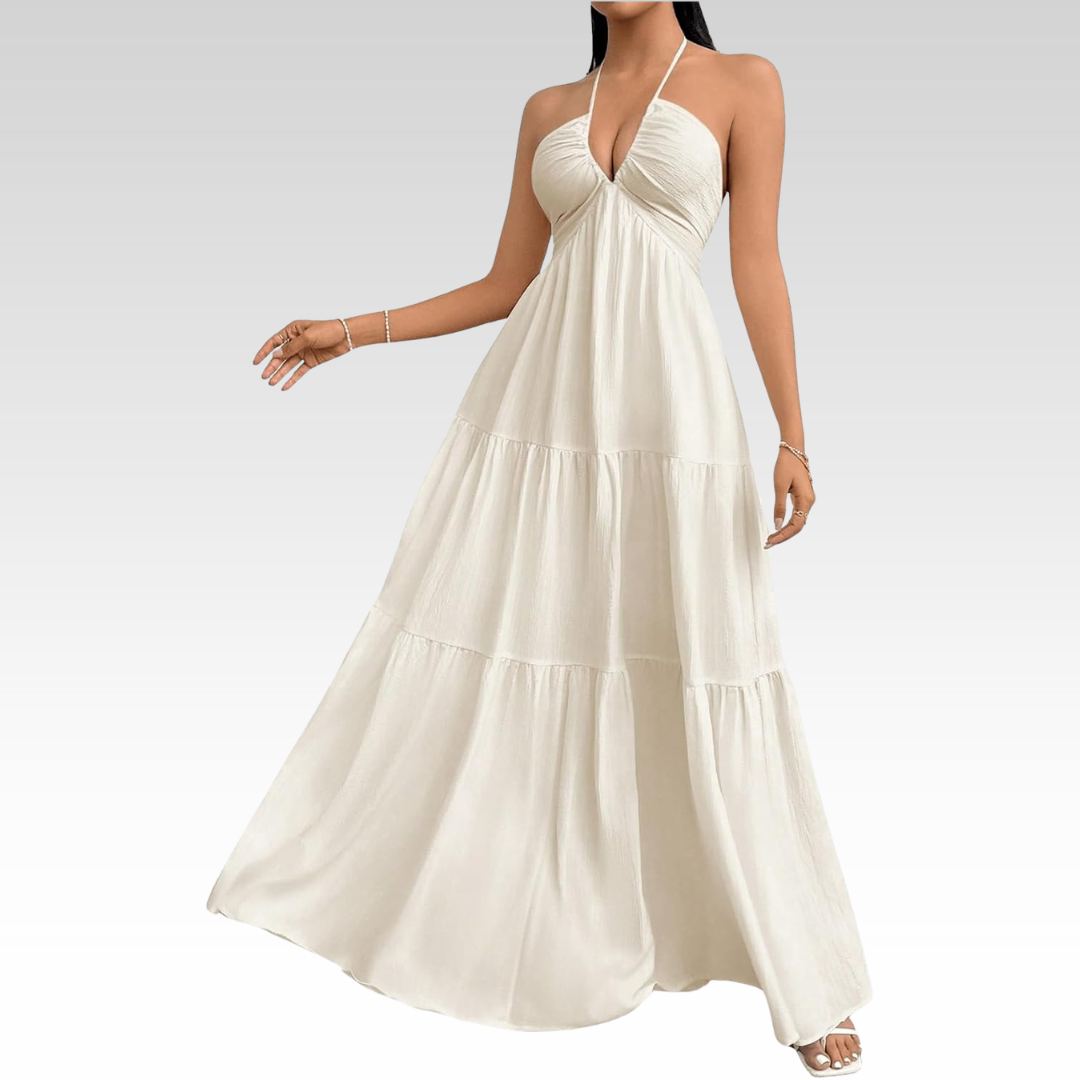 Vestido Maxi Fluido Elegante - Corte Afinante y Confortable