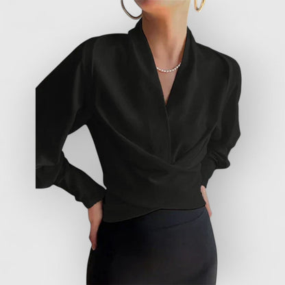 Antonia® | Blusa elegante para mujer con mangas abullonadas