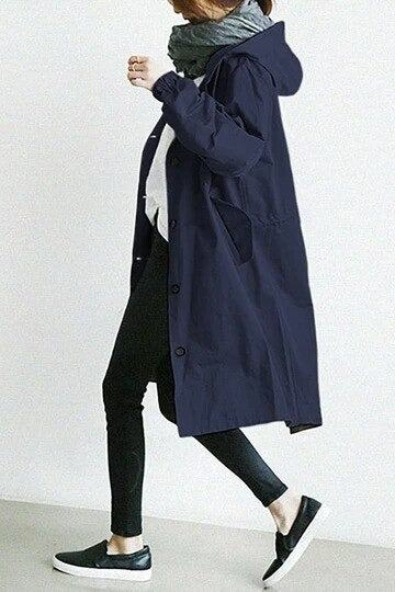 Aubrey™ – Elegante Abrigo Trench Impermeable