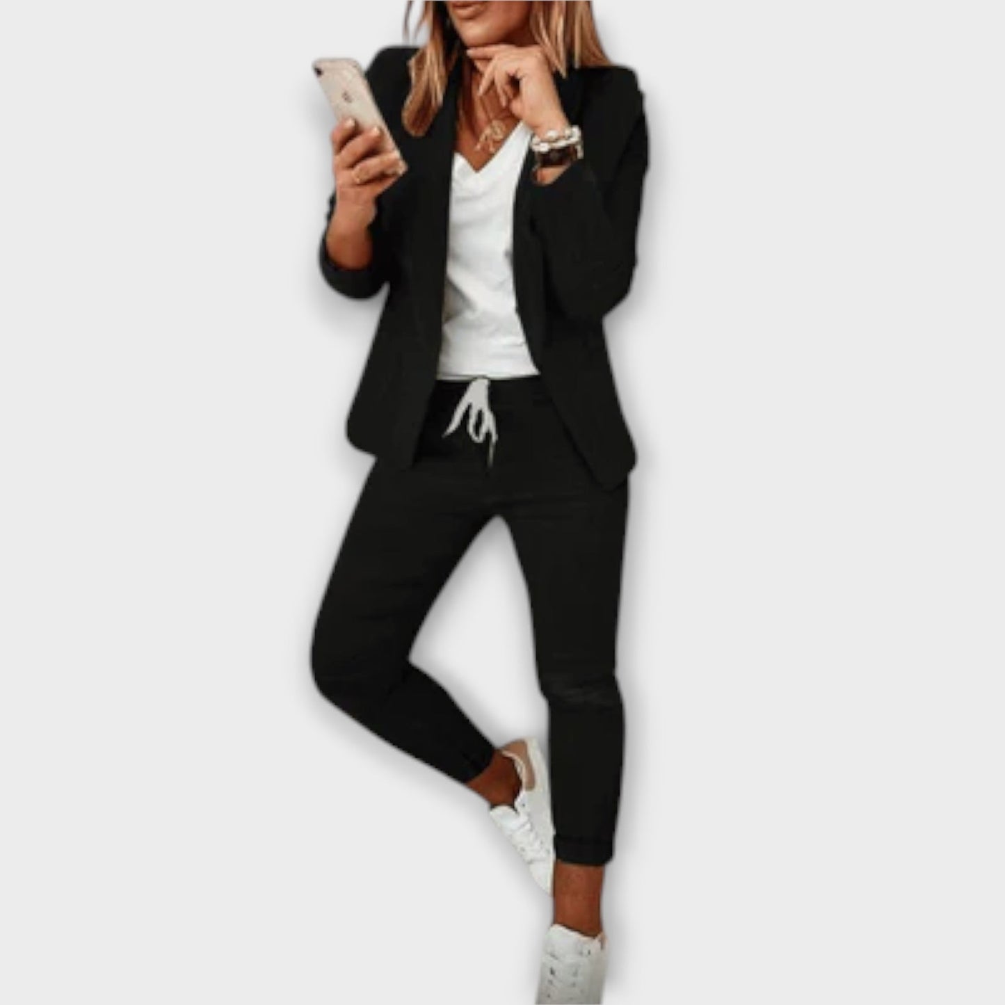 Sophia – Conjunto de blazer elegante y cómodo