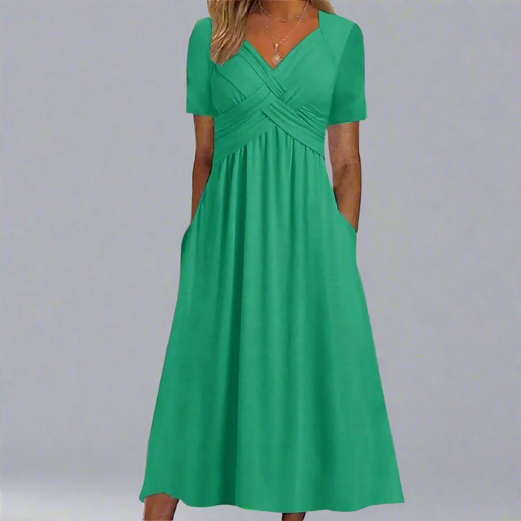 Elsbeth | Vestido Midi Ajustado para Ocasiones Elegantes