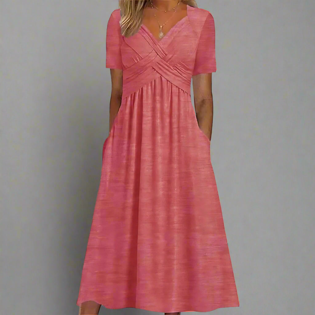 Elsbeth | Vestido Midi Ajustado para Ocasiones Elegantes