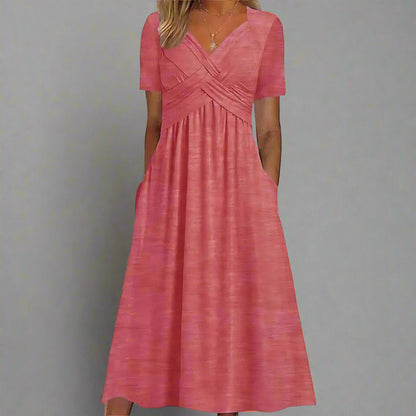 Elsbeth | Vestido Midi Ajustado para Ocasiones Elegantes