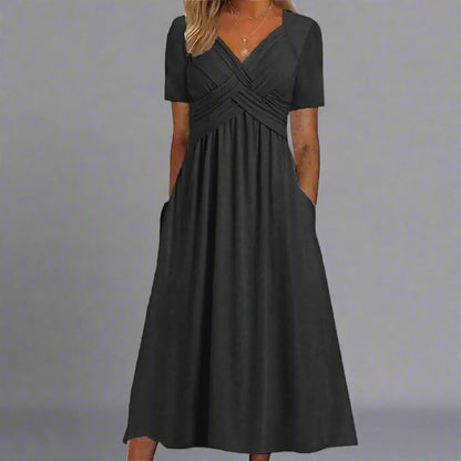 Elsbeth | Vestido Midi Ajustado para Ocasiones Elegantes