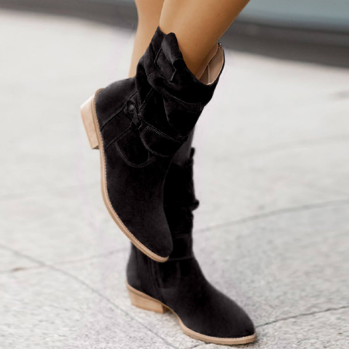Botas de Terciopelo Suave al Tacto
