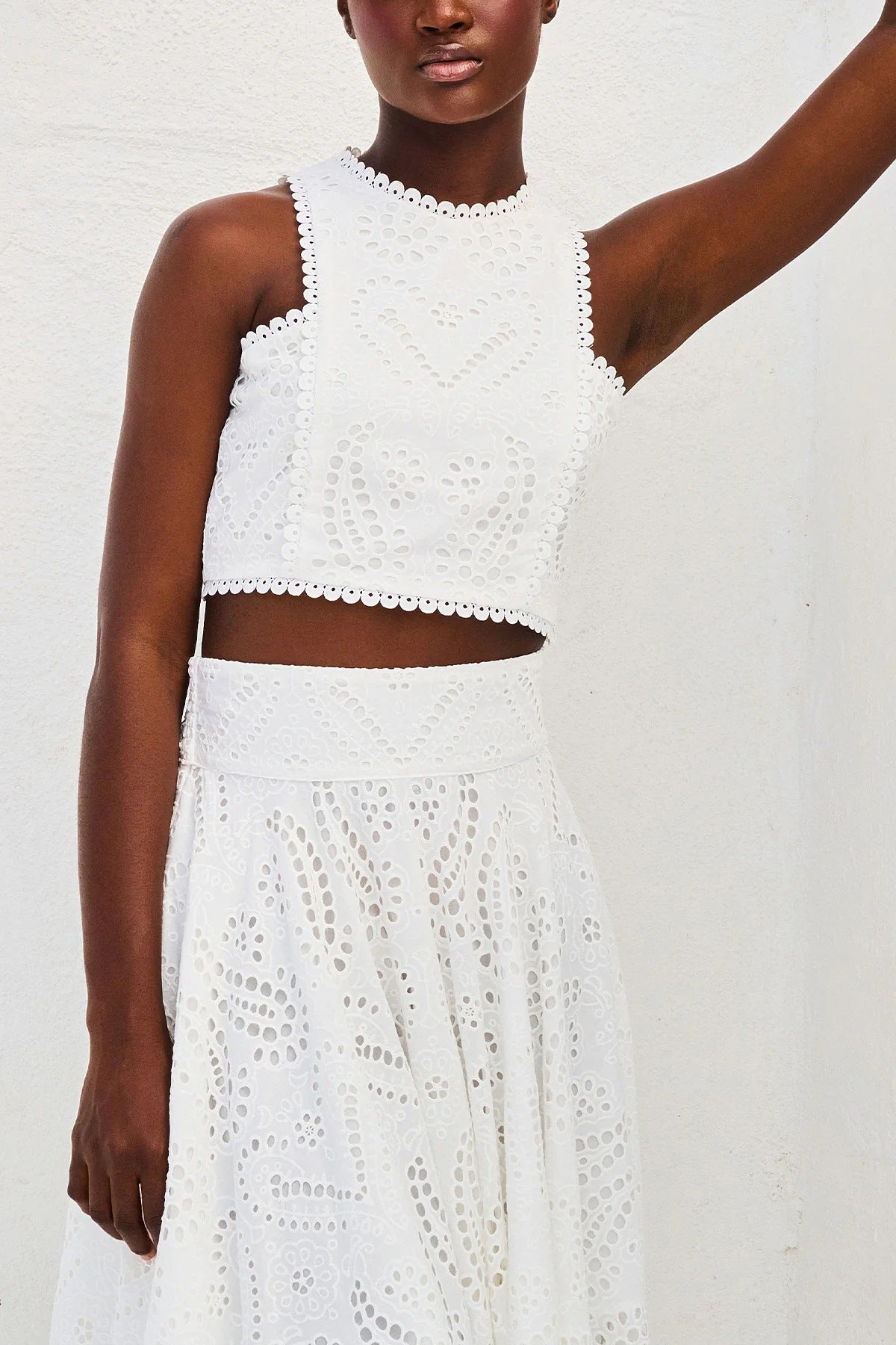 Linda | Vestido de Ojal Flowy para Mujeres