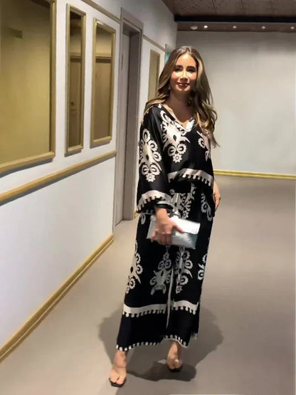 MILANI – CONJUNTO DE PANTALONES CON IMPRESIÓN IRREGULAR