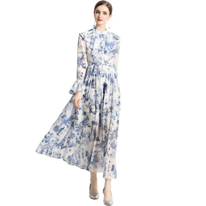 Gabby | Vestido Elegante con Estampado de Tinta