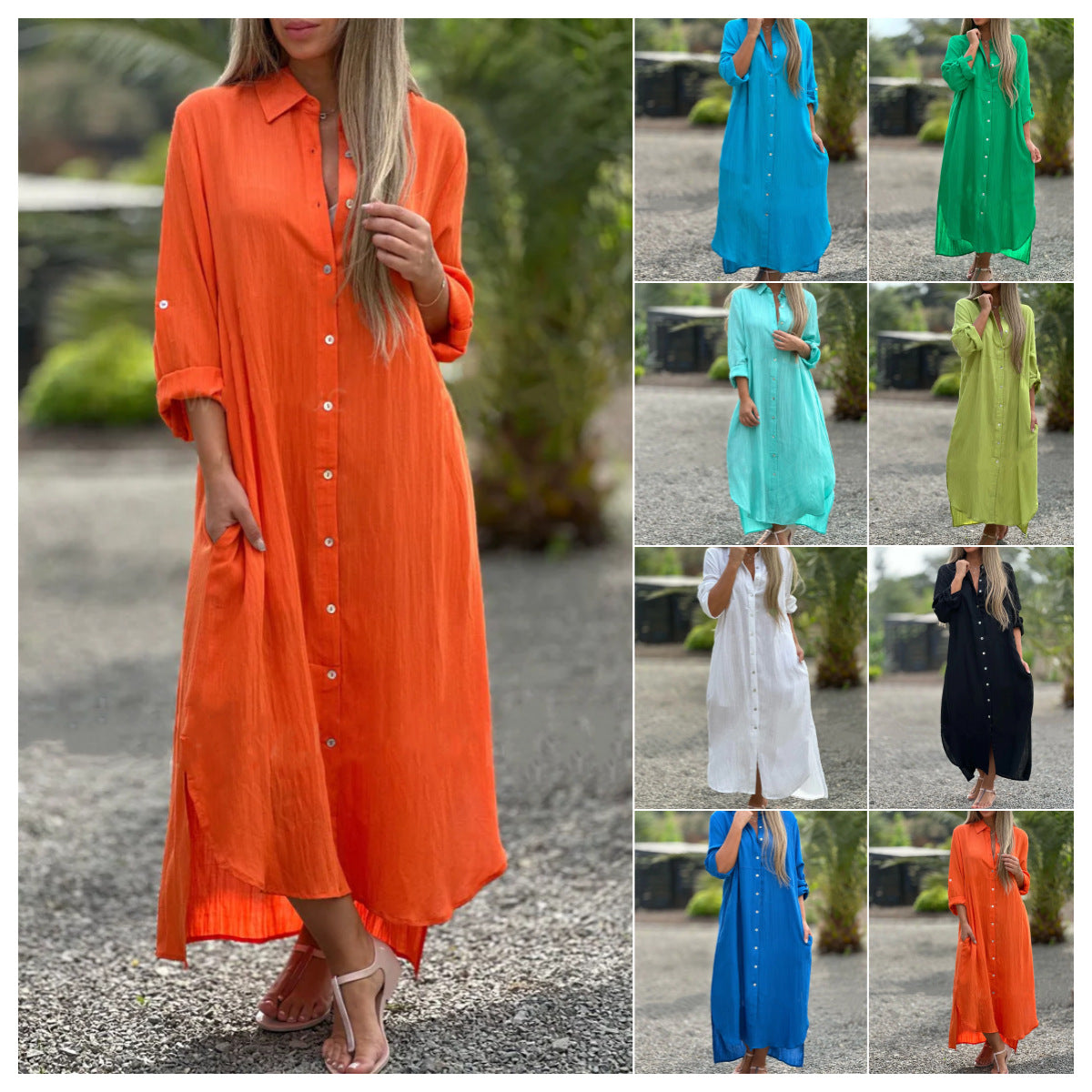 Cualquier - Vestido Camisa