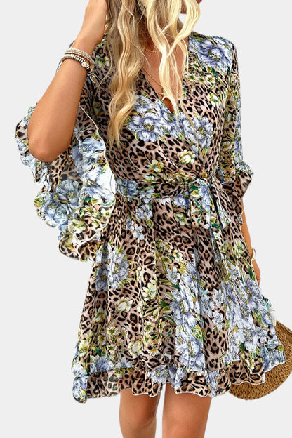 Besa Vestido Mini Floral Impreso