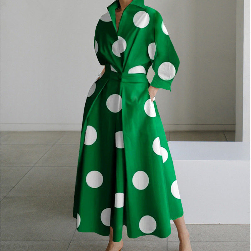 Vestido Largo Tipo Cartera Elegante con Cuello - Chic y Atemporal