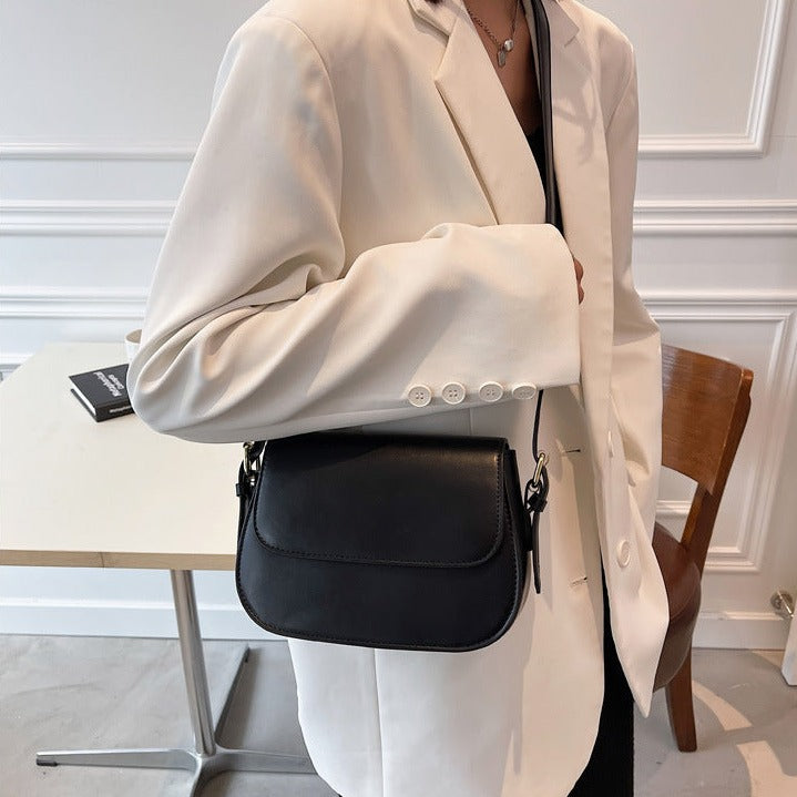 Eldborg | Elegante bolso de hombro en tono nude apagado