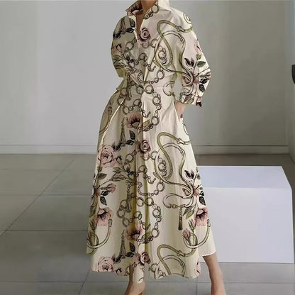 Vestido Largo Tipo Cartera Elegante con Cuello - Chic y Atemporal
