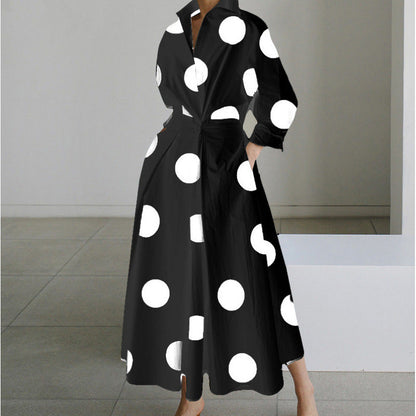 Vestido Largo Tipo Cartera Elegante con Cuello - Chic y Atemporal