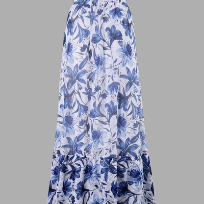 EMBERLY – FALDA ENVOLVENTE DE PORCELANA AZUL Y BLANCA