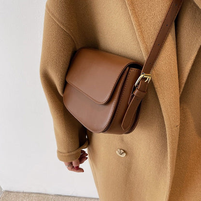Eldborg | Elegante bolso de hombro en tono nude apagado