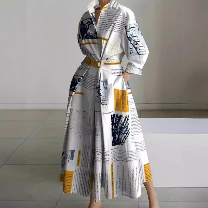 Vestido Largo Tipo Cartera Elegante con Cuello - Chic y Atemporal