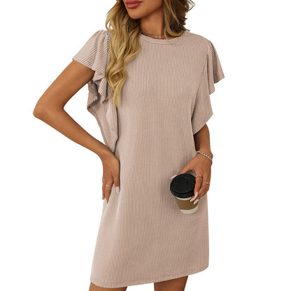 Ursula – Vestido de Corte con Mangas Volantes
