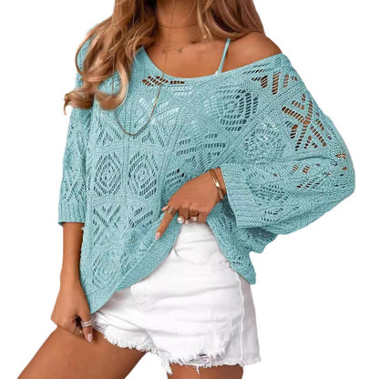 Gabrielle – Suéter de Crochet