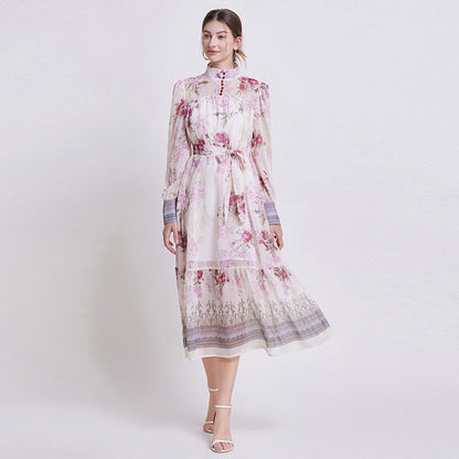 Sarah | Vestido Elegante de Chifón Floral