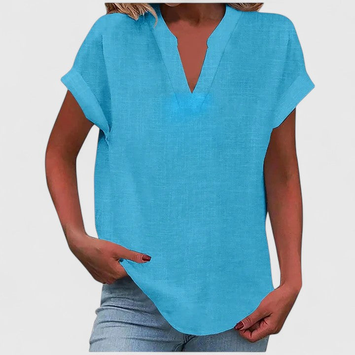 Xavinah | Blusa V-Cuello Cómoda