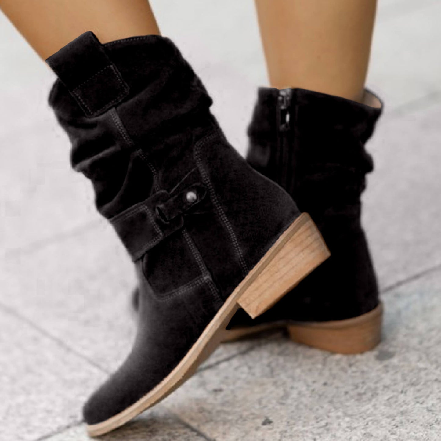 Botas de Ante Suave al Tacto
