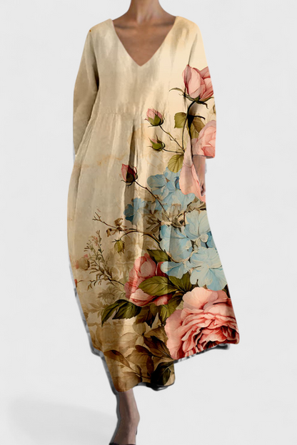 NAOMI – VESTIDO MIDI ART BLOOM