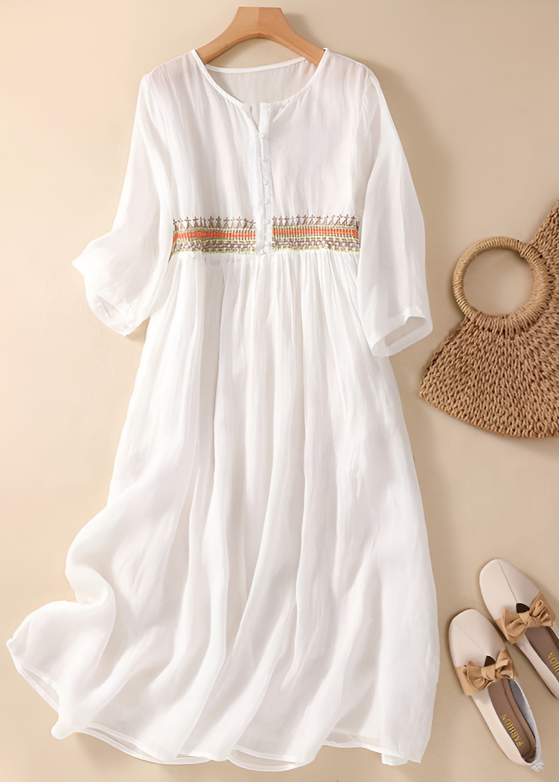Jane - Vestido Bordado