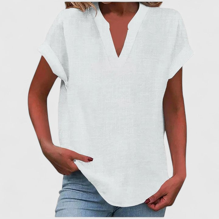 Xavinah | Blusa V-Cuello Cómoda