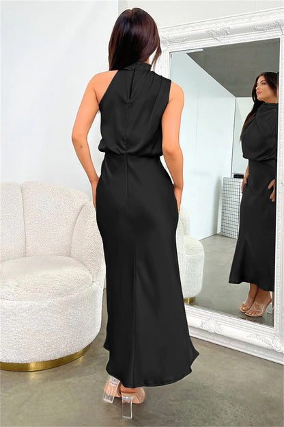 MADDIE – VESTIDO ELEGANTE CON ESCOTE DRAPEADO