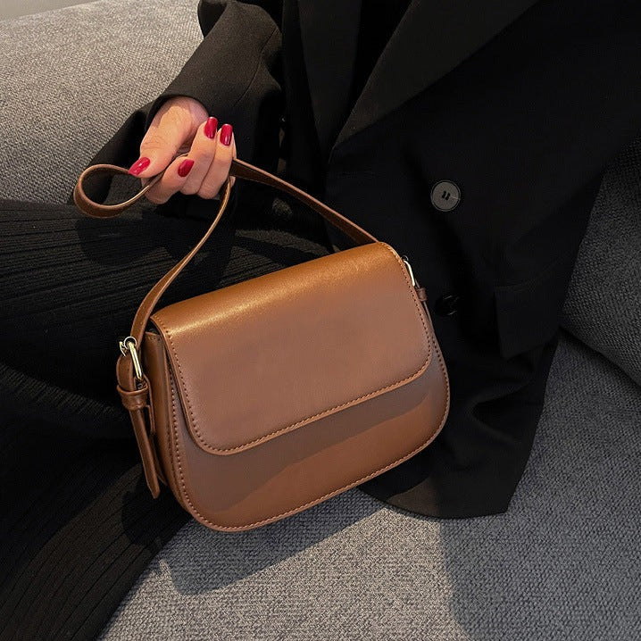 Eldborg | Elegante bolso de hombro en tono nude apagado