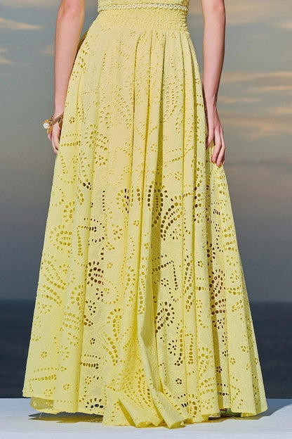Linda | Vestido de Ojal Flowy para Mujeres