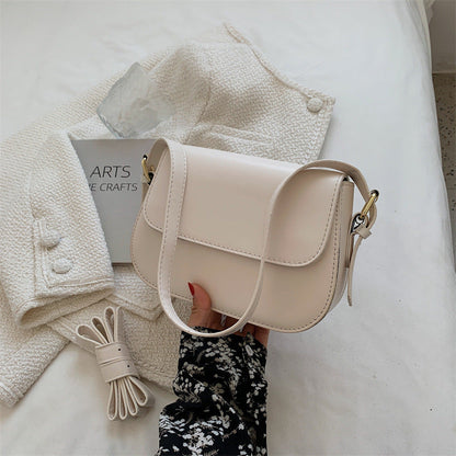 Eldborg | Elegante bolso de hombro en tono nude apagado