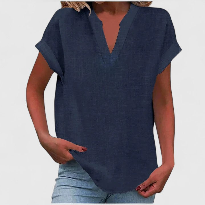 Xavinah | Blusa V-Cuello Cómoda