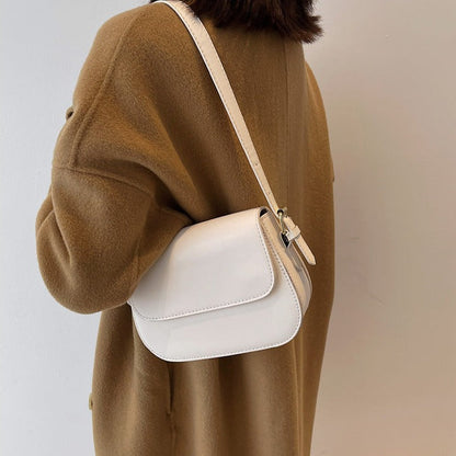 Eldborg | Elegante bolso de hombro en tono nude apagado