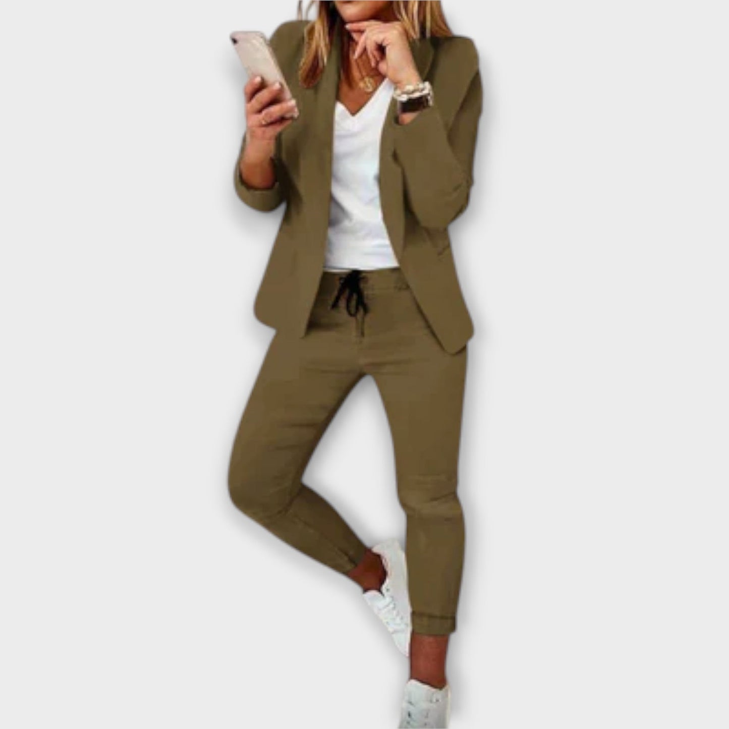 Sophia – Conjunto de blazer elegante y cómodo
