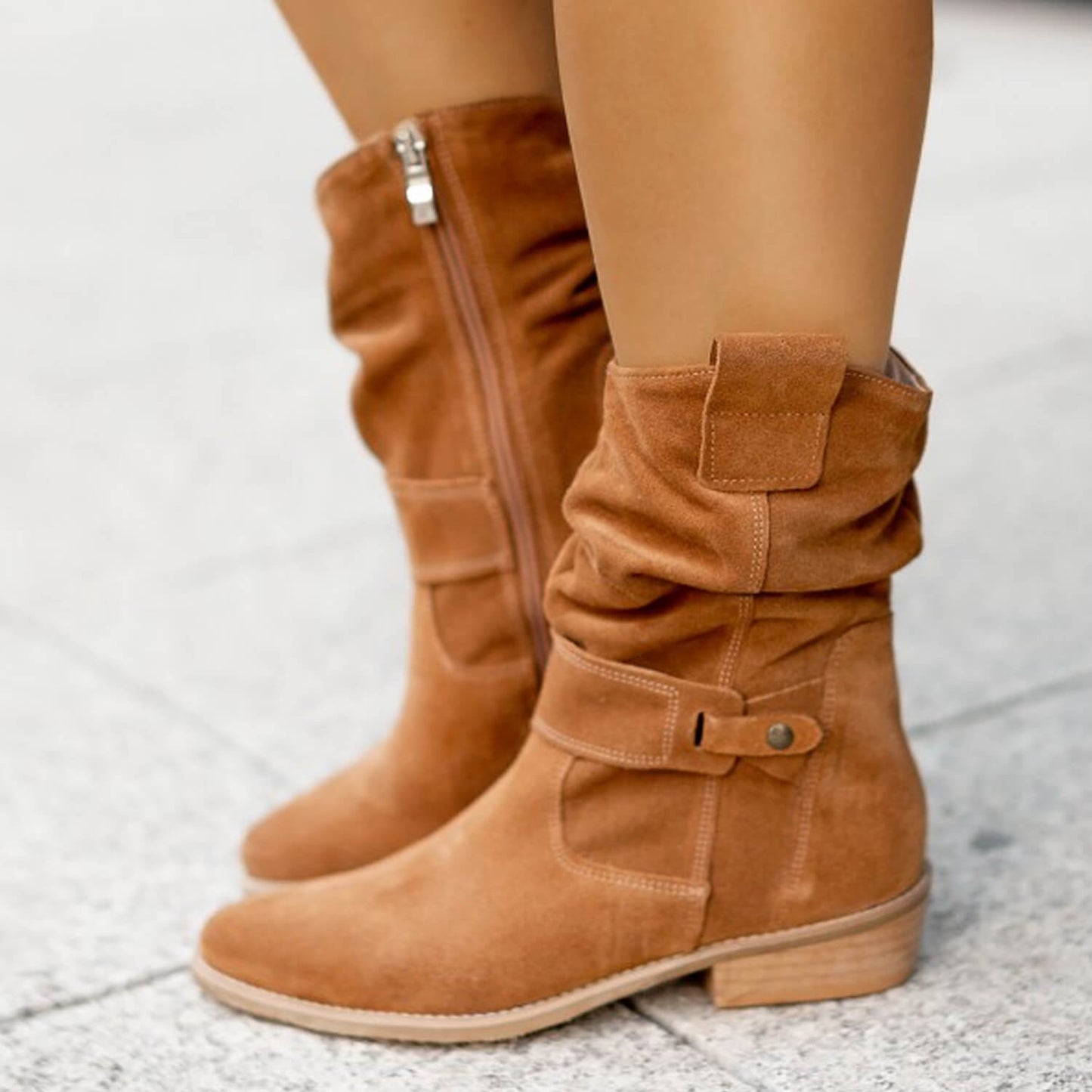 Botas de Terciopelo Suave al Tacto