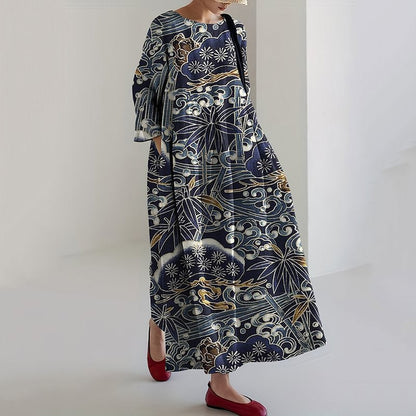 DELILAH – VESTIDO MAXI DE FLORES AEROSAS
