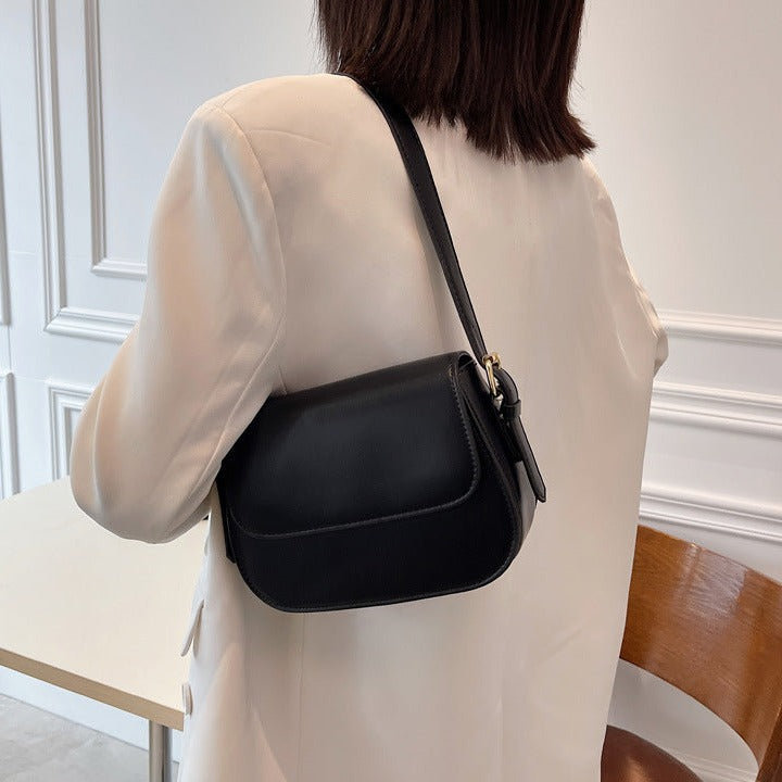 Eldborg | Elegante bolso de hombro en tono nude apagado