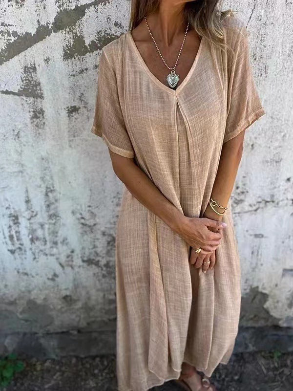 LILIA – VESTIDO MAXI CASUAL Y ELEGANTE DE PRIMAVERA