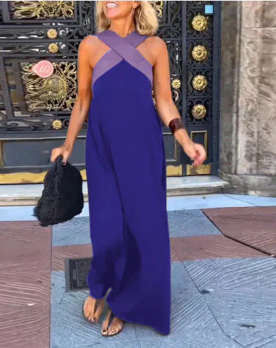 Quirine™ | Vestido Maxi con Cruce Frontal.