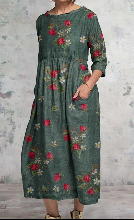 DELILAH – VESTIDO MAXI DE FLORES AEROSAS