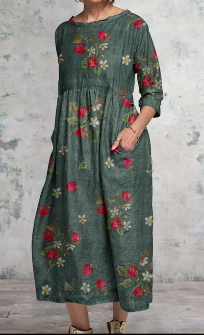 DELILAH – VESTIDO MAXI DE FLORES AEROSAS