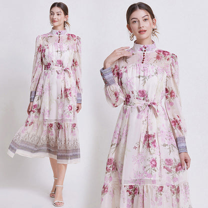 Sarah | Vestido Elegante de Chifón Floral